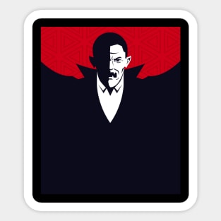 Dracula Vampire Halloween Design Sticker